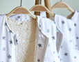 Schlafsack für Kinder und Babys Teddyplüsch-Futter mit Sterne-Motiven 