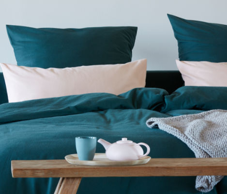 Inspirationen fürs Schlafzimmer mit Witnerbettwäche aus reiner Bio-Baumwolle von Cotonea