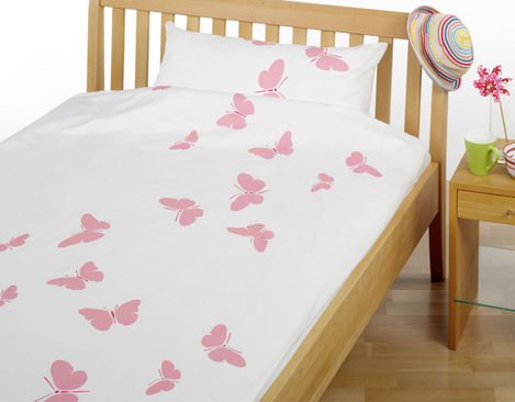 Bettwäsche Sunflyers von Cotonea aus reiner Bio-Baumwolle in Rosa