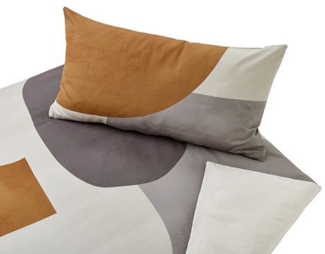 Garnitur Bio Satin Bettwäsche im Design Arica von Cotonea