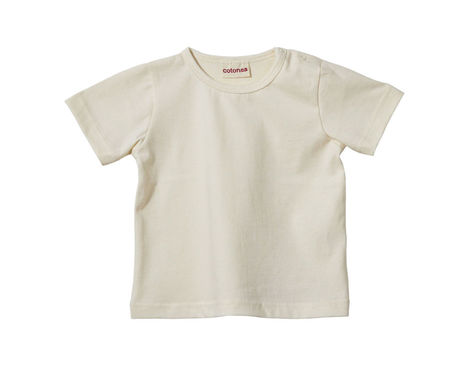 Baby und Kleinkind T-Shirt aus Bio Baumwolle in Naturfarbe