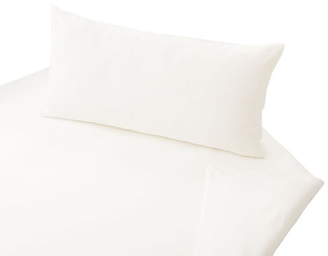 Cotonea Jersey Bettwäsche Garnitur aus Bio-Baumwolle in Weiß ohne optische Aufheller