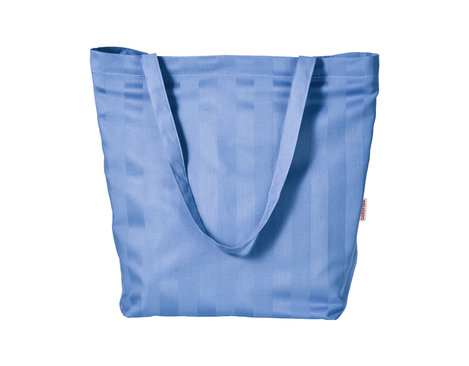 Fair Trade Stofftasche aus Bio-Baumwolle lange Henkel in Lapis Blau