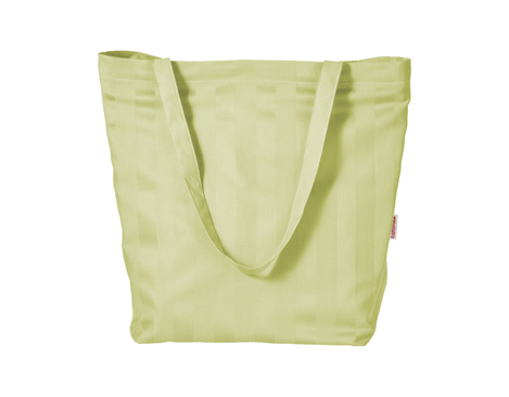 Fair Trade Stofftasche aus Bio-Baumwolle lange Henkel in Limette
