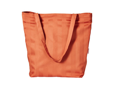 Fair Trade Stofftasche aus Bio-Baumwolle lange Henkel in Orange