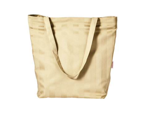 Fair Trade Stofftasche aus Bio-Baumwolle lange Henkel in Sand