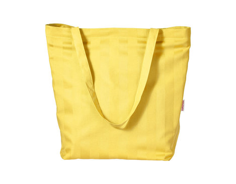 Fair Trade Stofftasche aus Bio-Baumwolle lange Henkel in Gelb