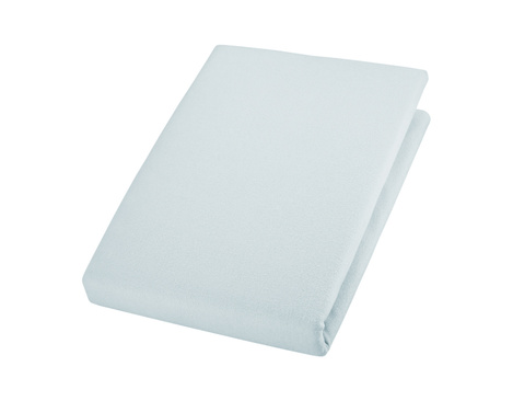 Edel-Biber Spannbettlaken aus reiner Bio-Baumwolle in Arktik von Cotonea