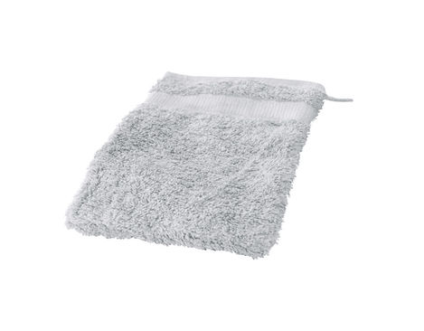 Frottier-Waschhandschuhe aus Bio-Baumwolle von Cotonea in Mondstein Grau