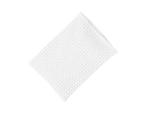 Waffelpikee-Waschhandschuh aus Bio-Baumwolle von Cotonea in Weiß ohne optische Aufheller