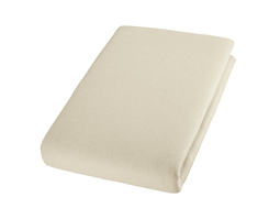 Bio Pima-Spannbettlaken Premium aus Doppeljersey in Natur von Cotonea