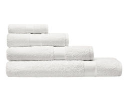 Frottier Handtuch-Set aus Bio-Baumwolle von Cotonea in Weiß ohne optische Aufheller