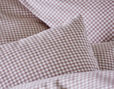 Biber Bettwäsche Kissenbezüge aus Bio-Baumwolle mit Karomuster von Cotonea