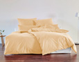 Bio-Bettwäsche aus Edel-Linon für das Schlafzimmer in Abricot Gelb von Cotonea