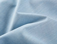 Gewebestoff der Bio Baumwoll Bettwäsche Chambray Pastell in Hellblau