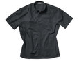 Herren Hemd mit kurzen Armen und Button-Down Kragen in Schwarz