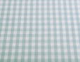 Nahaufnahme Design Vichy Karo Hellblau Kinderbettwäsche Edel-Linon aus Bio-Baumwolle