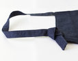Bio Kochschürze aus Bio Baumwoll Denim in Jeansblau von Cotonea Detail Nackenbindeband