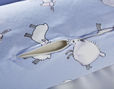 Cotonea Stillkissen mit Reißverschluss und Dinkelspelzfüllung im Schäfchen Design