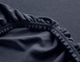 Spannbettlaken Doppel-Jersey aus Bio-Baumwolle ohne Elastan in Azurblau von Cotonea