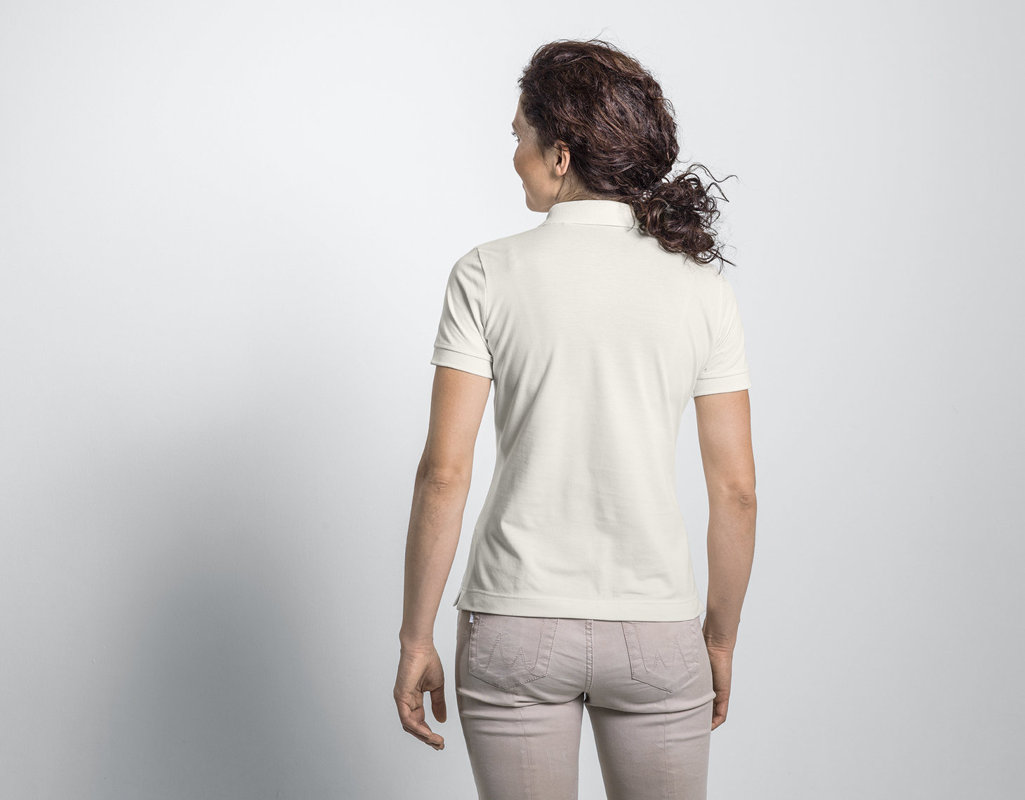 Polo-Shirt für Damen aus reiner Bio-Baumwolle